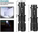2 Pack Small Bright LED Mini Torches