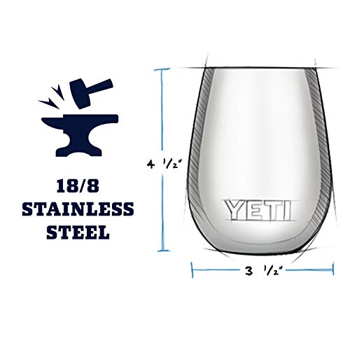 YETI 10oz Clay Rambler Wine Tumbler