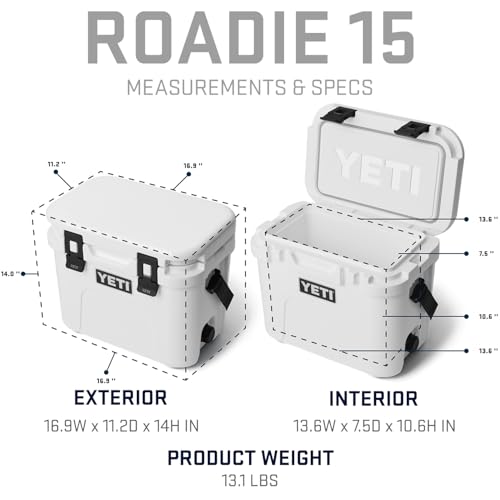 YETI Roadie 15 Cooler with Shoulder Strap, Navy