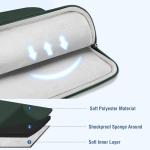 MOSISO 13.3 Inch Laptop Sleeve in Midnight Green