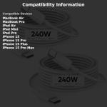 6.6ft USB C to USB C Fast Charging Cable