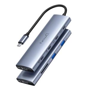 USB C Triple Monitor Hub with 4K HDMI