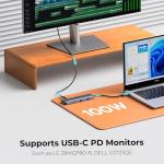 USB C Triple Monitor Hub with 4K HDMI
