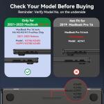 EooCoo Space Black MacBook Pro 16 Inch Case