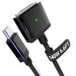 Hugner 6.6FT USB-C Magnetic Charger for MacBook