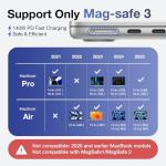 Hugner 6.6FT USB-C Magnetic Charger for MacBook