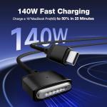 Hugner 6.6FT USB-C Magnetic Charger for MacBook