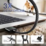 Hugner 6.6FT USB-C Magnetic Charger for MacBook