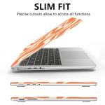 Orange Wave Case with Screen Protector for MacBook Pro 14