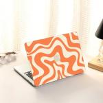 Orange Wave Case with Screen Protector for MacBook Pro 14