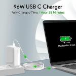 96W USB-C Fast Charger for MacBook & Devices