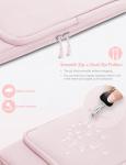 Stylish Pale Pink Laptop Sleeve for MacBooks