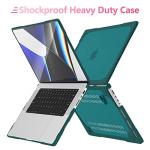 Batianda Heavy-Duty MacBook Pro 14 Case, Deep Teal