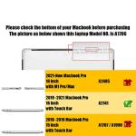 Light Pink Keyboard Cover for MacBook Pro 16"/13