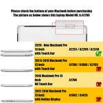 Light Pink Keyboard Cover for MacBook Pro 16"/13