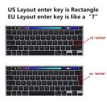 Light Pink Keyboard Cover for MacBook Pro 16"/13