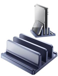 Adjustable 4-in-1 Vertical Laptop Stand Holder