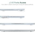 Glitter Sky Blue Hard Shell Case for MacBook Air