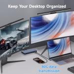 Thunderbolt 5 USB-C Cable, 1ft Right Angle