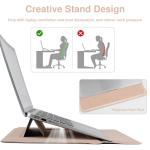 Waterproof Pink Laptop Sleeve for MacBook 13-14