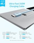 Anker Zolo 6FT USB-C Fast Charging Cable