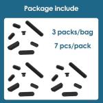 21-Piece Anti Dust Plug Set for MacBook Pro