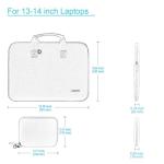 Hseok 14" Laptop Sleeve with Pouch for MacBooks