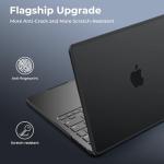 BlueSwan Frosted Black Hard Shell Case for MacBook Pro 13
