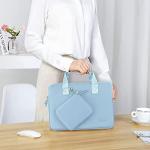 Hseok 14" Laptop Sleeve with Pouch for MacBooks