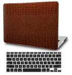 Brown Crocodile Print MacBook Air 13 Inch Case