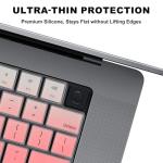 Ombre Pink MacBook Keyboard Cover for 14"/16" & 13"/15