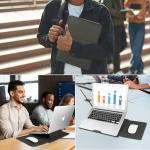 HoYiXi Leather Laptop Sleeve Case for MacBook