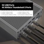 CalDigit TS5 Thunderbolt 5 Dock with 15 Ports