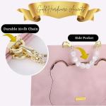 Pink Microsuede 14-Inch Laptop Sleeve with Pocket