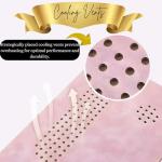 Pink Microsuede 14-Inch Laptop Sleeve with Pocket