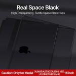 Space Black Hard Case for MacBook Pro 16