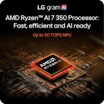 LG gram 15-inch Lightweight Laptop with AMD Ryzen 7
