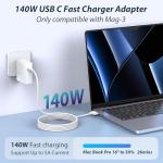 140W USB-C GaN Power Adapter for MacBook Pro