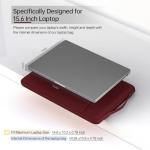16 Inch MacBook Pro Sleeve with Pocket, Wine Red