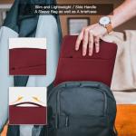 16 Inch MacBook Pro Sleeve with Pocket, Wine Red