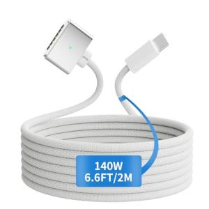 140W USB-C to MagSafe 3 Charging Cable 6.6FT
