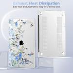Blue Floral Hard Shell Case for MacBook Pro 13
