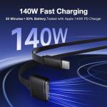 Magnetic 3 Retractable USB-C Cable for MacBook