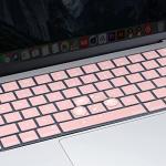 MOSISO Keyboard Cover for MacBook Air/Pro, Rose Quartz
