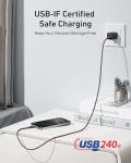 Anker Nano 240W USB-C Charging Cable, 1ft