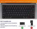 MacBook Keyboard Cover with Shortcuts for Pro/Air