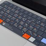 MacBook Keyboard Cover with Shortcuts for Pro/Air