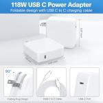 Furgor 118W Fast Charger for MacBook Pro/Air