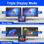 Surface Pro 12 Docking Station with USB Hub