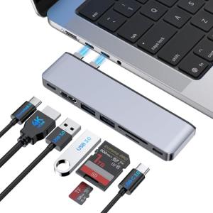 USB C Hub for MacBook Pro/Air Multiport Adapter
